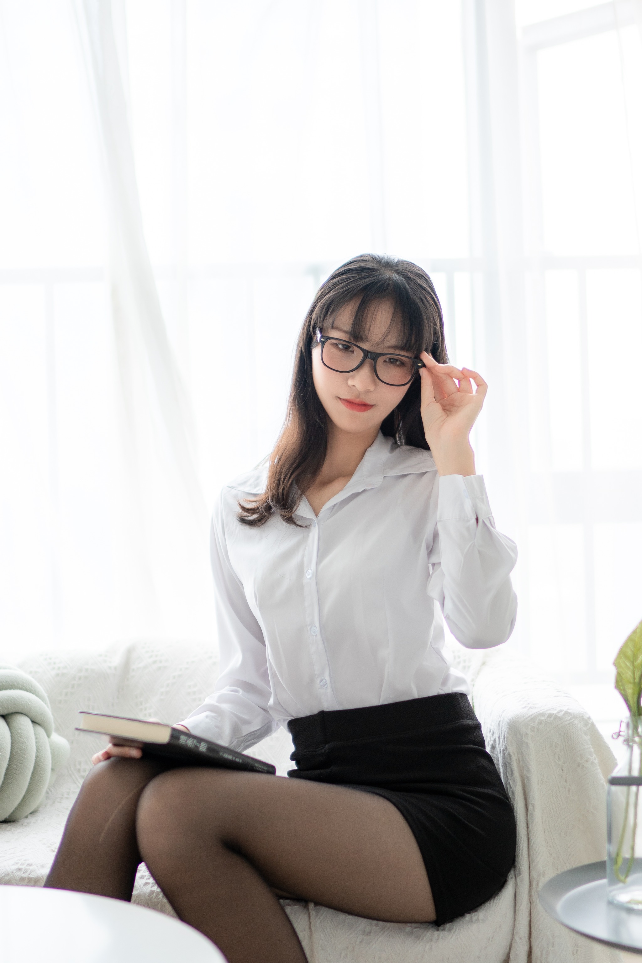 图片[1]-西瓜少女 西呱呀呀呀 – NO.033 西瓜少女(西呱呀呀呀) 黑丝百合[54P]-XikXak